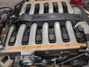 1997 Mercedes-Benz M120 6.0L V12 Powertrain Engine