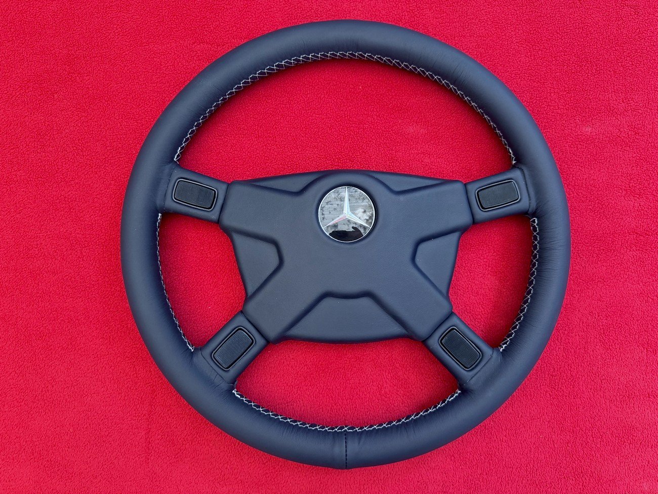 ATIWE Premerger AMG Steering Wheel – Blue Leather