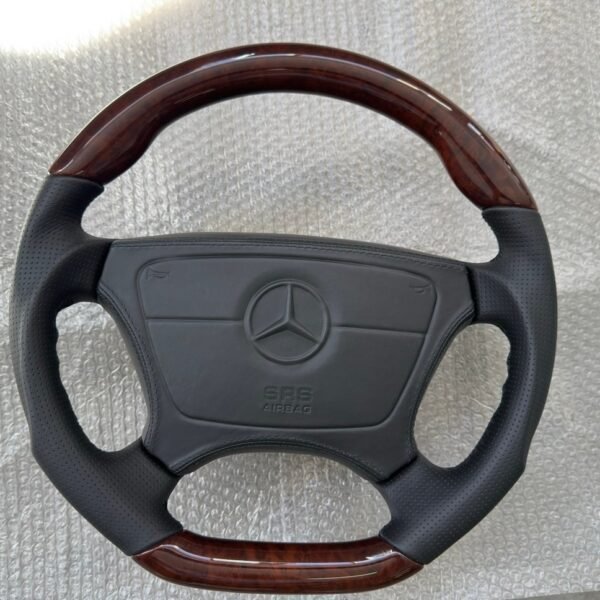 Custom Leather/Wood Mercedes-Benz Steering Wheel W124/ R129 / W210