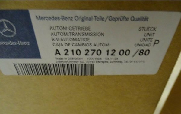 Mercedes E-Class W210 Automatic Transmission