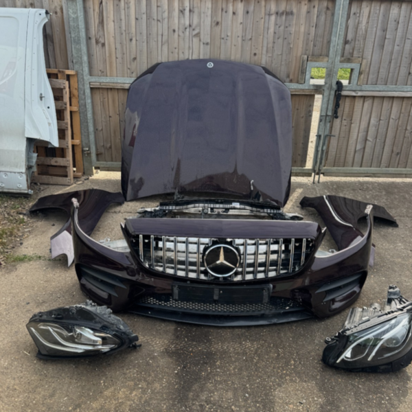 Mercedes W238 E-Class Coupe — Complete Front Package (Bumper · Bonnet · Headlights)Mercedes W238 E-Class Coupe — Complete Front Package (Bumper · Bonnet · Headlights)