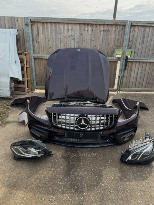 Mercedes W238 E-Class Coupe — Complete Front Package (Bumper · Bonnet · Headlights)Mercedes W238 E-Class Coupe — Complete Front Package (Bumper · Bonnet · Headlights)